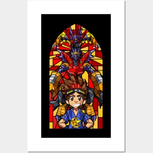 Digistained Glass Tagiru Posters and Art